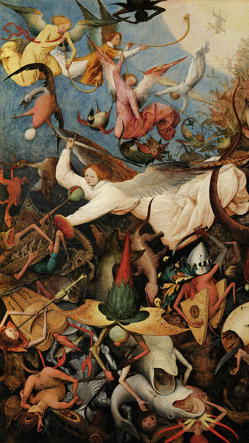 Art Print/ Poster. The Fall of the Rebel Angels Pieter Bruegel the Elder 
