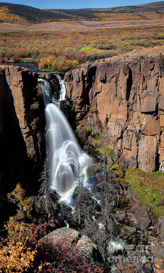 The Falls of Autumn Photograph by Jim Garrison