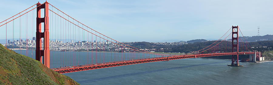 The Famous Golden Gate Bridge, Located Photograph by S. Greg Panosian