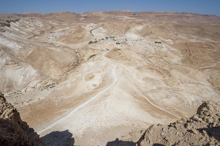 The Famous Masada Siege Ramp Where The Romans Attacked Photograph by ...