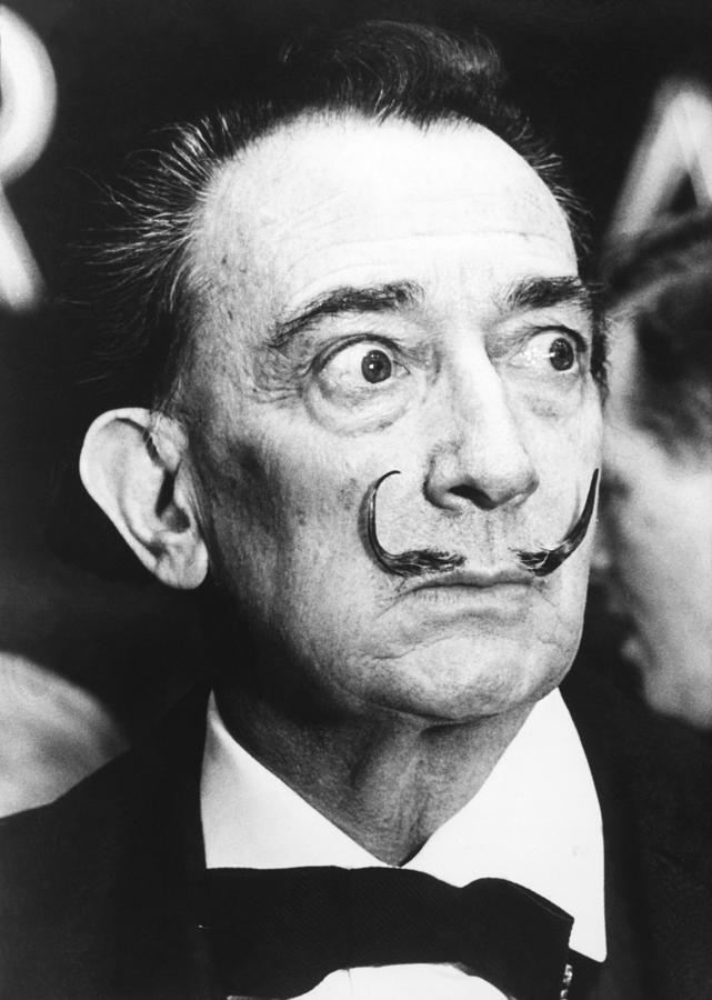 The Famous Moustaches Of Salvador Dali Photograph by Keystone-france