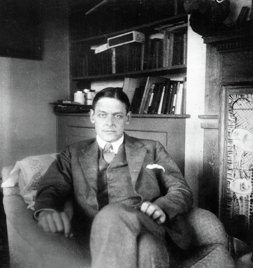 Portrait Photograph - The Famous Poet Ts Eliot by English Photographer