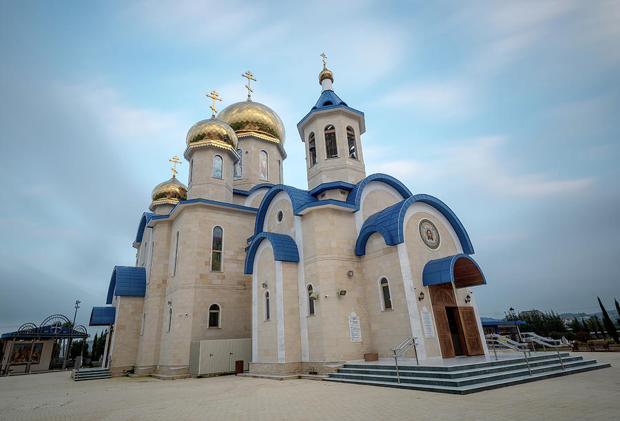 The famous Russian style orthodox church at the village Episkop by Michalakis Ppalis The famous Russian style orthodox church at the village Episkop by Michalakis Ppalis