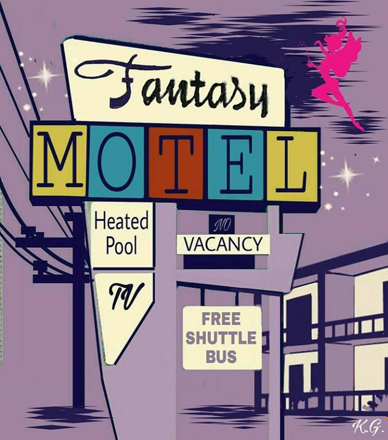 The Fantasy Motel Painting by Kiara Geller - Fine Art America