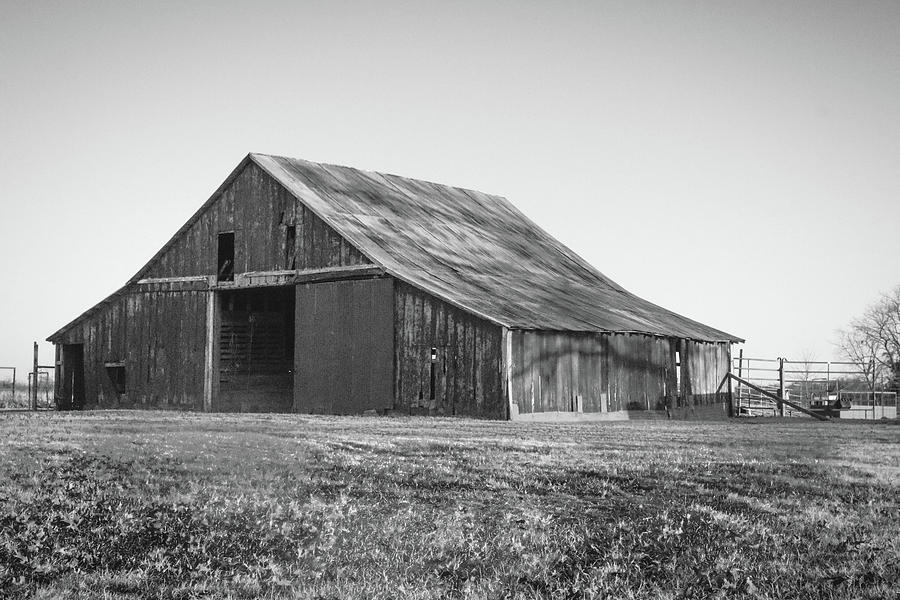 The Farm S Barn Black And White Photograph By Lisa Bell