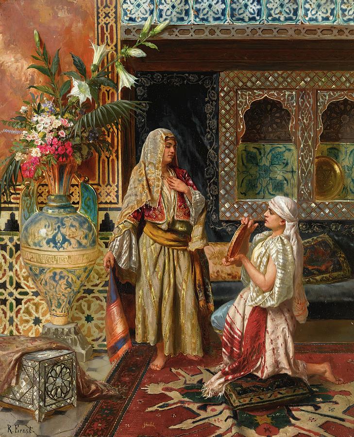 The Favourite Painting by Rudolf Ernst - Fine Art America