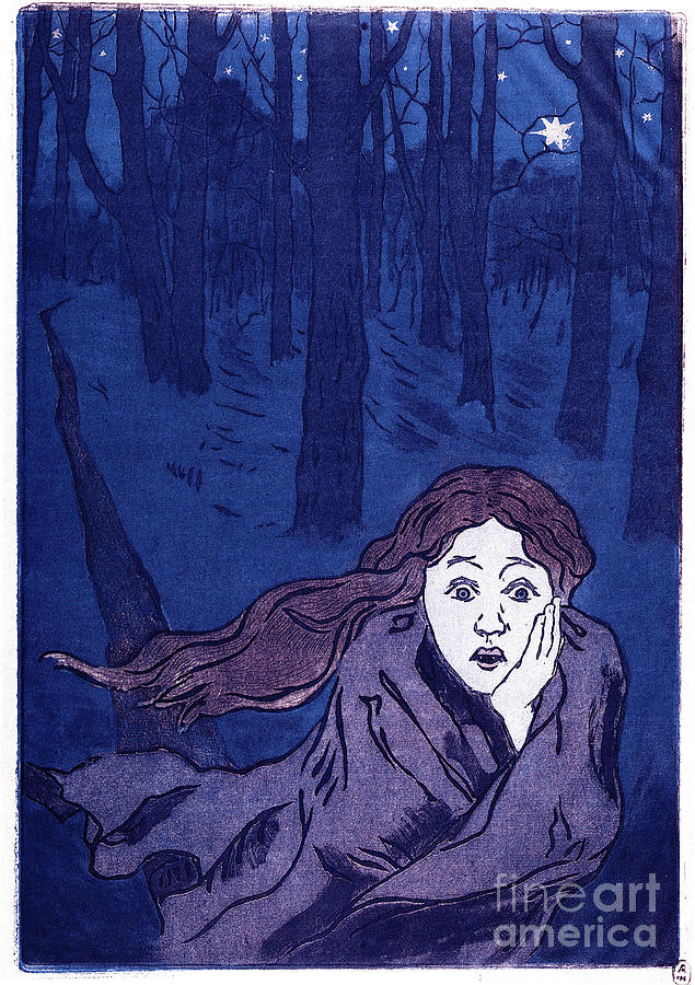 The Fear, 1893-1894 Drawing by Heritage Images