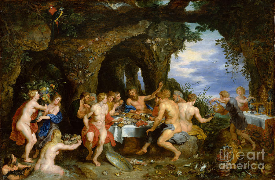 Greek Painting - The Feast Of Acheloüs, C.1615 by Jan Brueghel