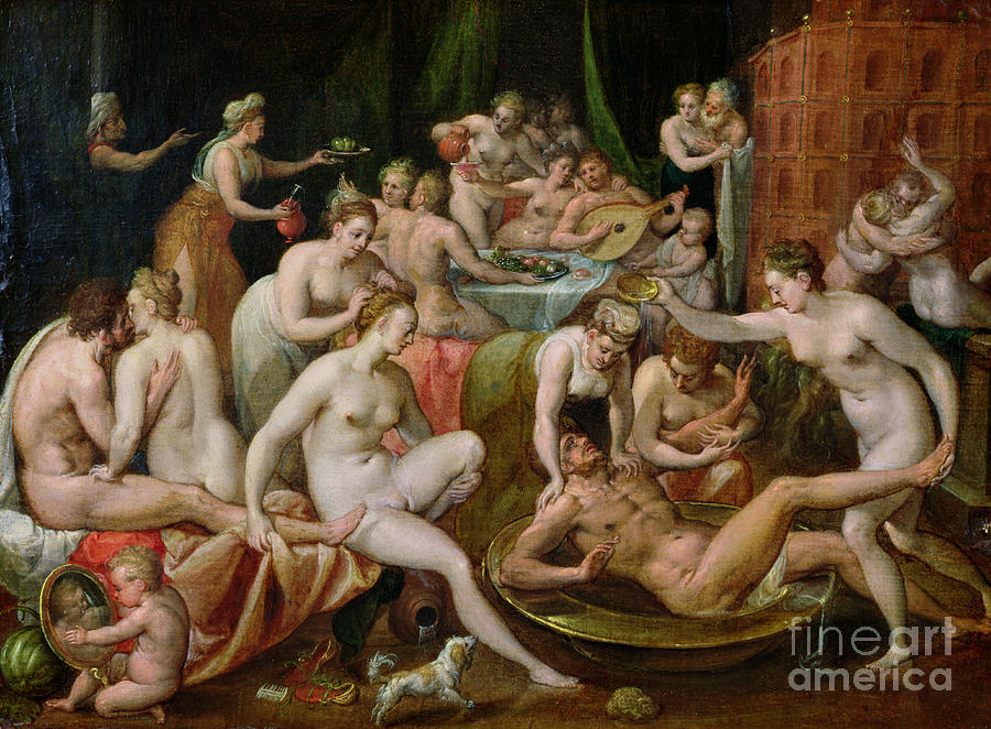 Nude Painting - The Feast Of The Gods by Bernard Ryckere
