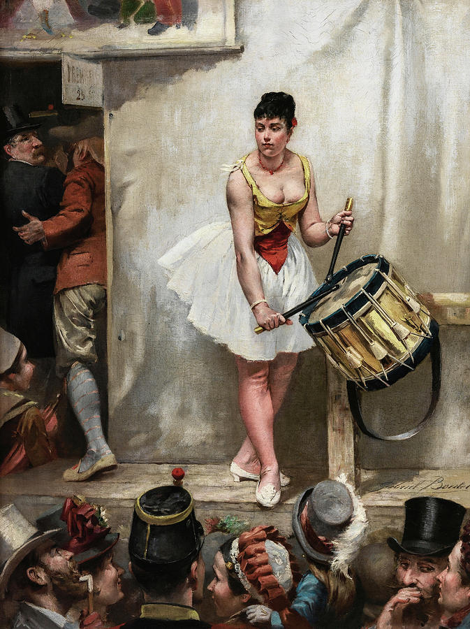 Music Painting - The Festival Of Montrouge, 19th century by Gabriel Boutet