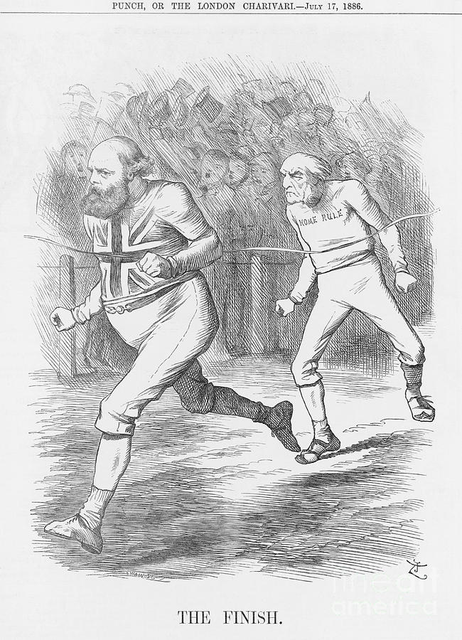 The Finish, 1886. Artist Joseph Swain Drawing by Print Collector