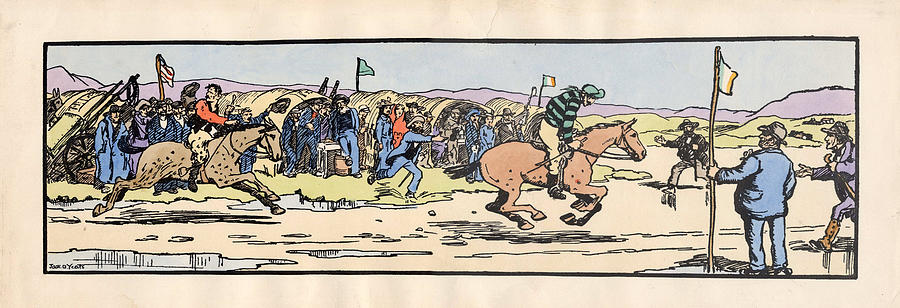 the Finishing post. Omey, by Val Byrne the Finishing post. Omey, by Val Byrne
