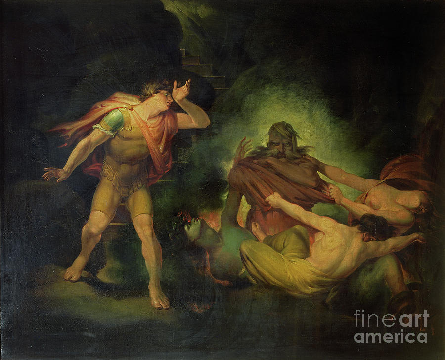 The Fire King Appears To Count Albert, C.1801-10 Photograph by Henry Fuseli