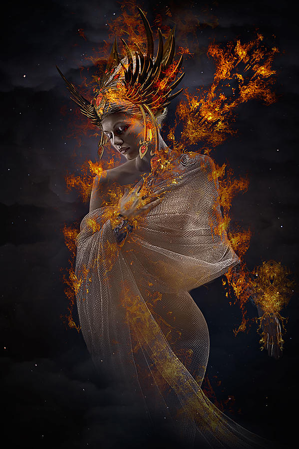 The Fire Princess Photograph by Che Abu Bakar