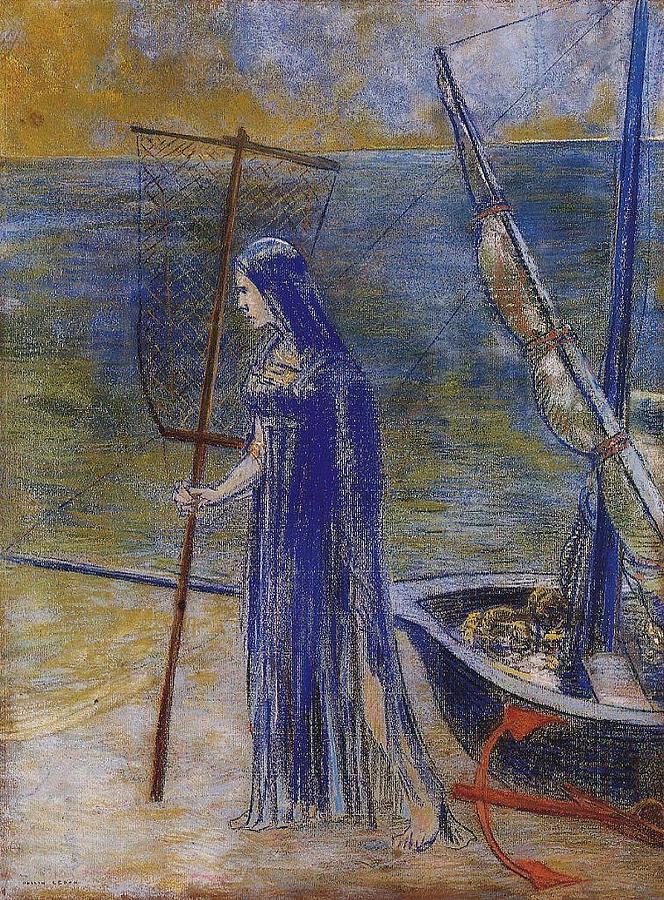 The Fisherwoman, 1900 Painting