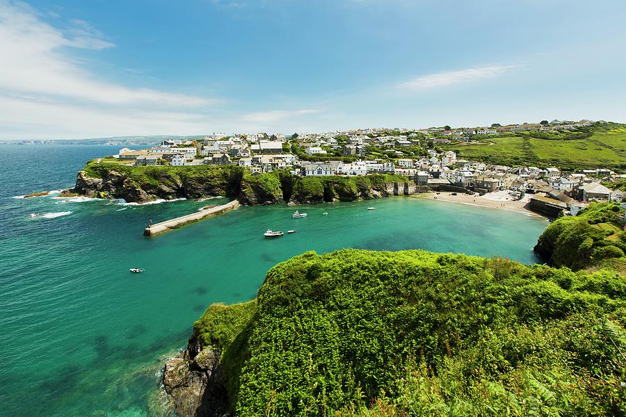 The Fishing Village Of Port Isaac cornwall, England Photograph by Jalag ...