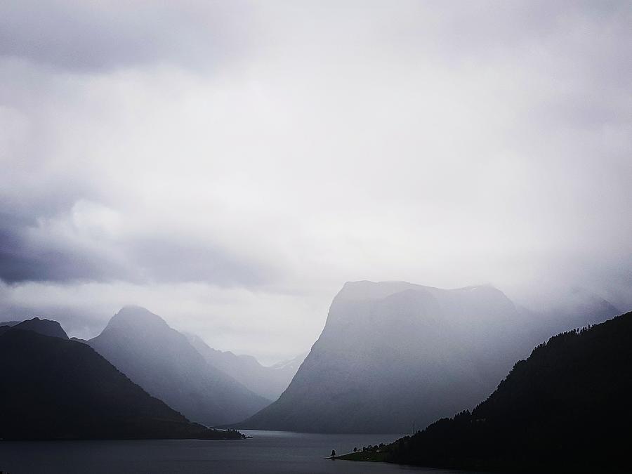 The Fjord Photograph by Fredrik Sigurdh
