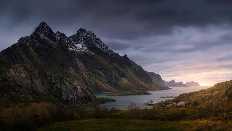 The Fjord Photograph by Sandeep Mathur