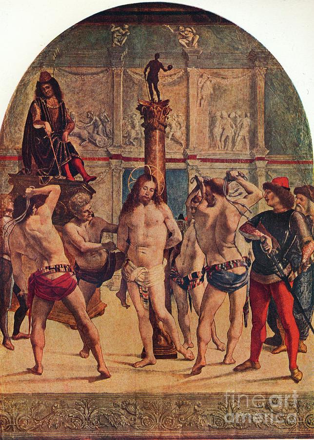 The Flagellation Of Christ Drawing by Print Collector