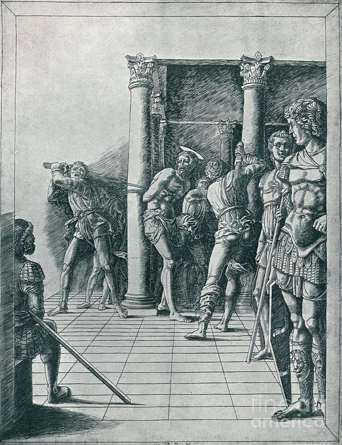 The Flagellation, With The Pavement Drawing by Print Collector
