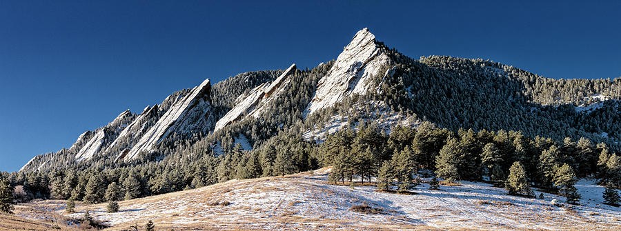 The Flatirons - #1 Photograph by Stephen Stookey