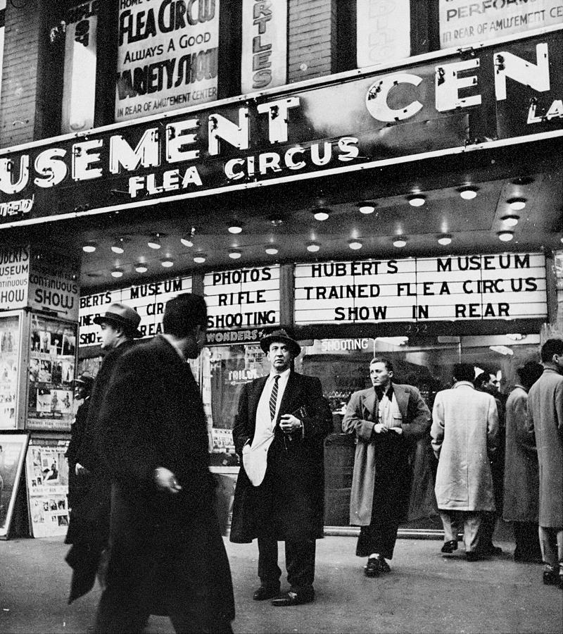 The Flea Circus On 42nd Street In New Photograph by New York Daily News Archive