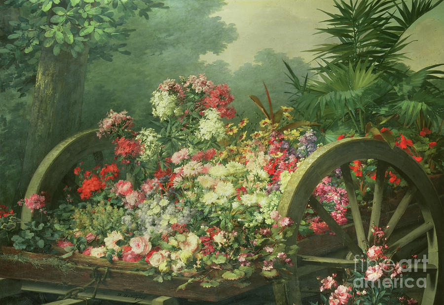 The Flower Barrow Painting by Desire de Keghel