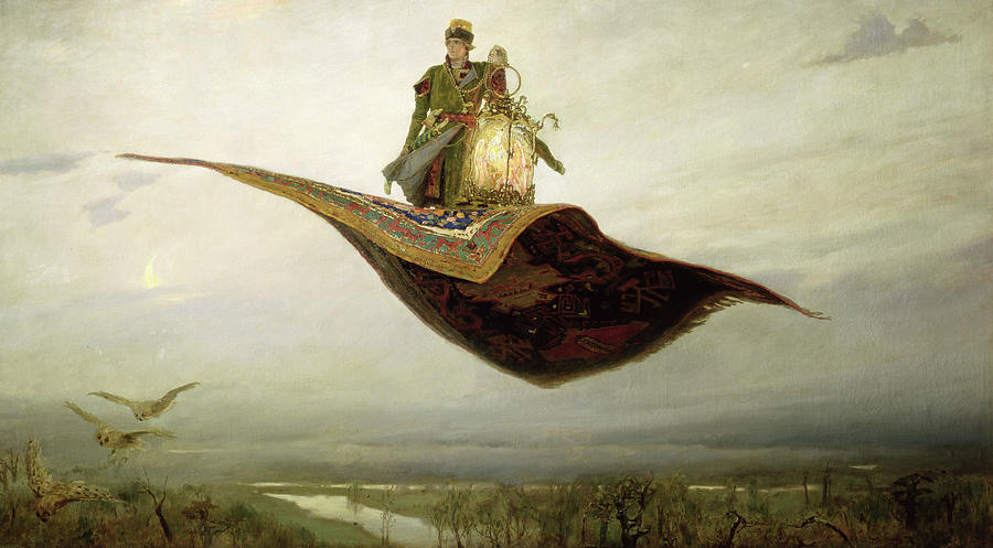 Magic Painting - The Flying Carpet, 1880 by Viktor Vasnetsov