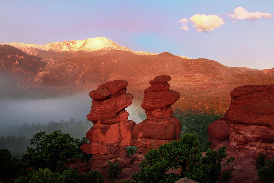 The Fog Rolls In At Garden Of The Gods Photograph by Ronda Kimbrow Photography