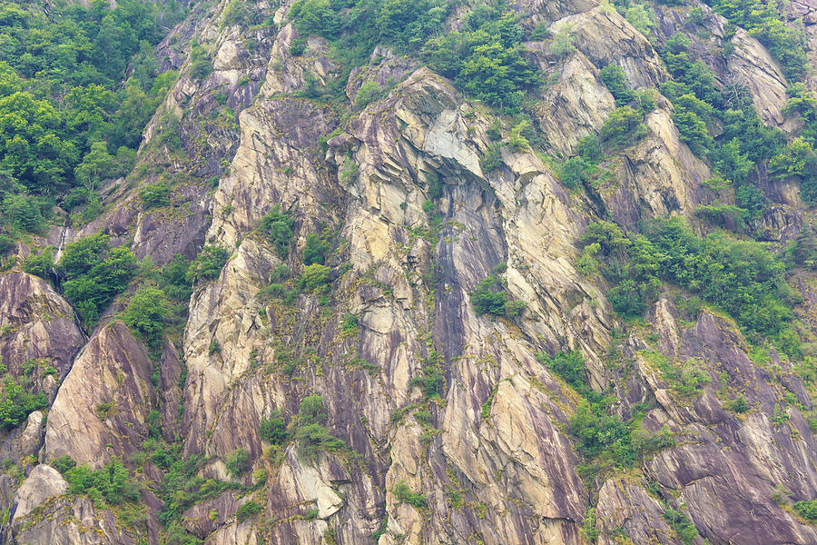 The Folds Of The Rocks Of Metamorphic Origin. Photograph by Daniele ...