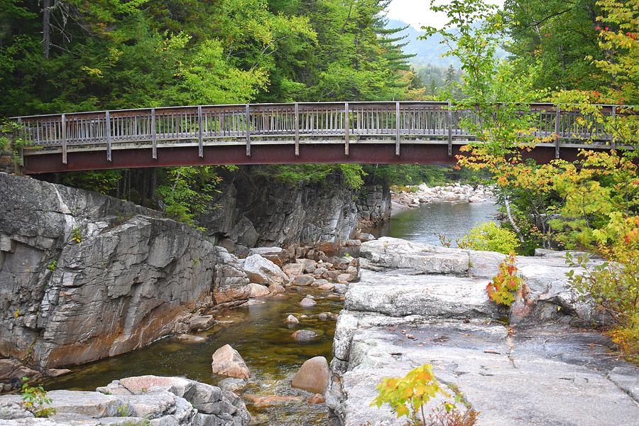 The Footbridge at Rocky Gorge 1 Photograph by Nina Kindred