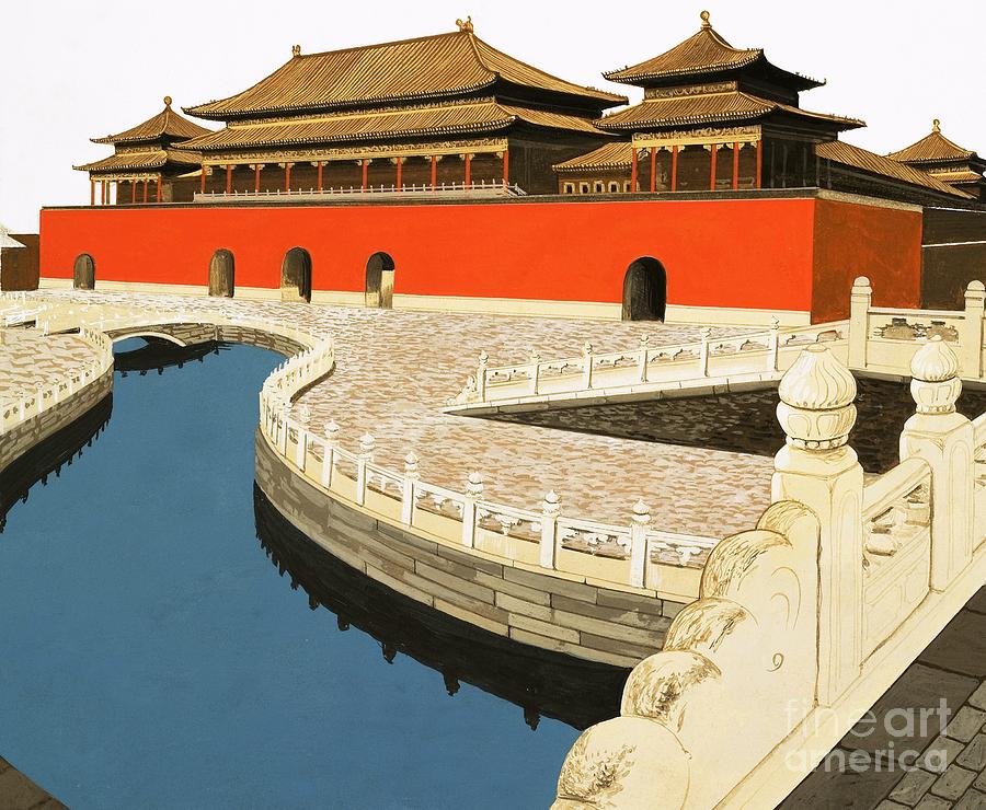 The Forbidden City Painting by English School