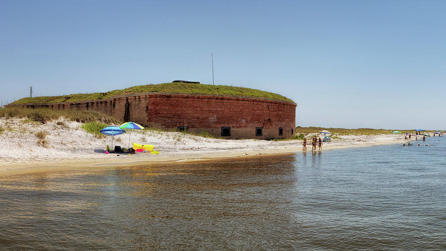 The Fort at Ships Island Photograph by Susan Rissi Tregoning