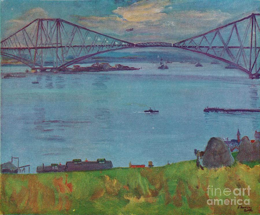 The Forth Bridge Drawing by Print Collector - Fine Art America