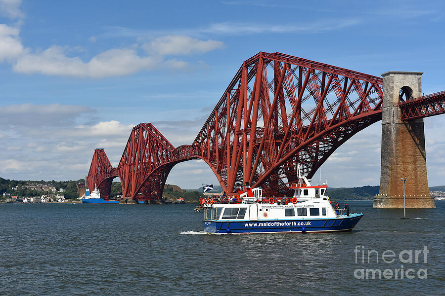 The Forth Bridge, Queensferry Photograph by Yvonne Johnstone