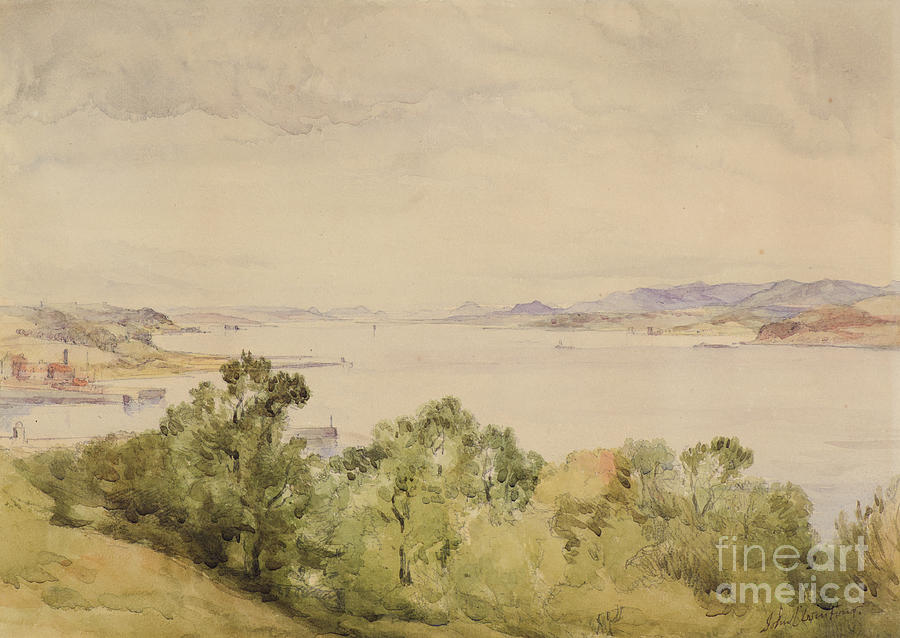 Landscape Painting - The Forth From Queensferry by John Crawford Wintour