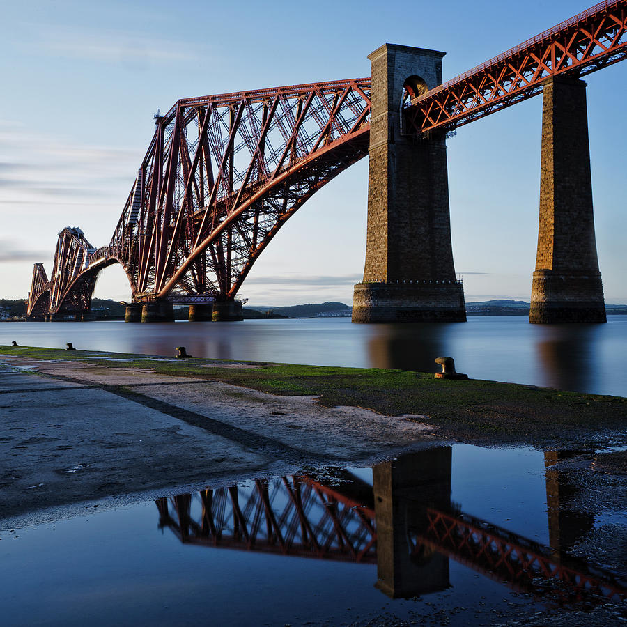 Architecture Photograph - The Forth Rail Bridge by David Cation Photography