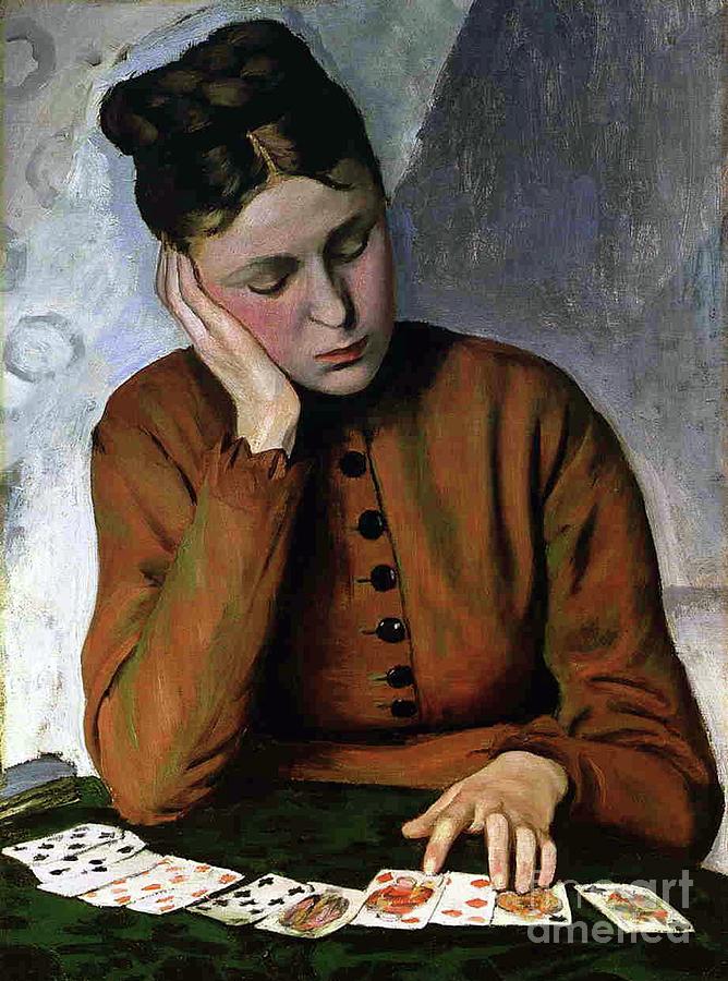 The Fortune Teller, 1869 Painting by Jean Frederic Bazille