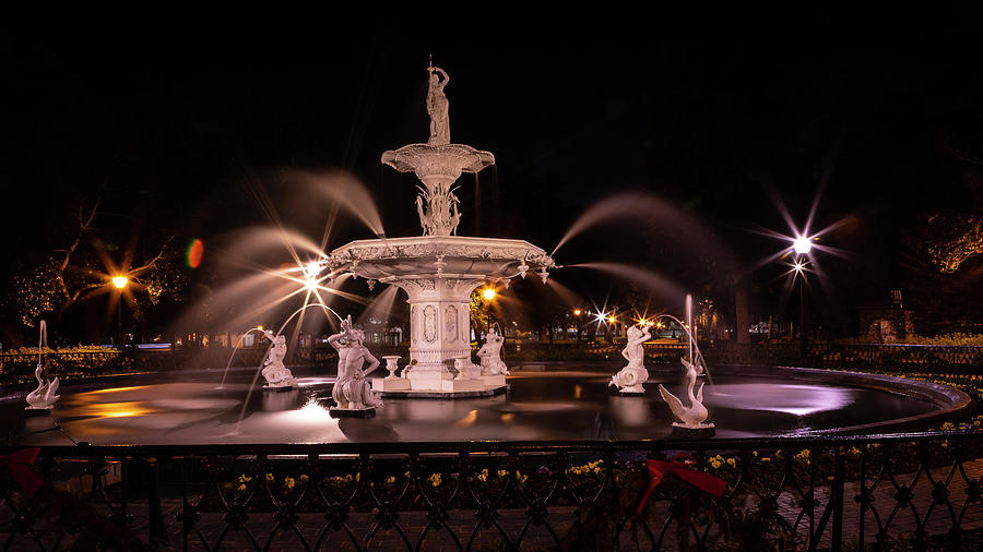 The Fountain Photograph by Ray Silva