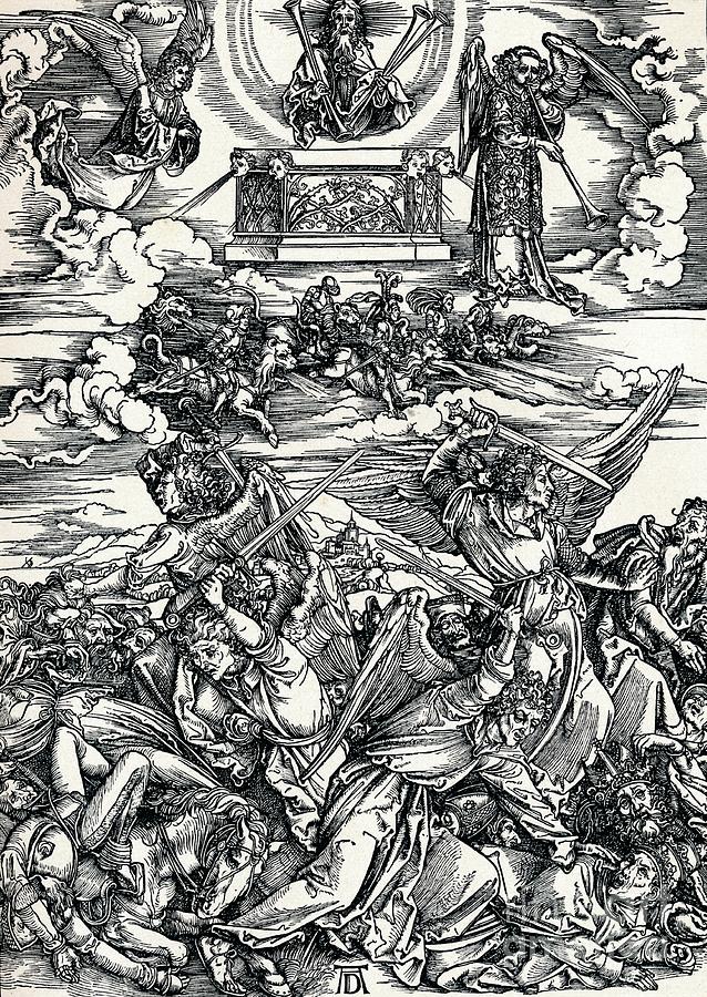 The Four Avenging Angels, 1498 1906 Drawing by Print Collector