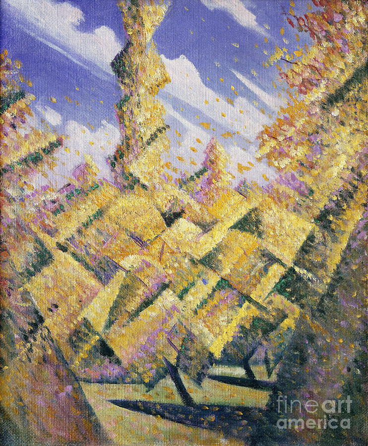 The Four Seasons: Autumn, C.1919 Painting by Christopher Richard Wynne Nevinson