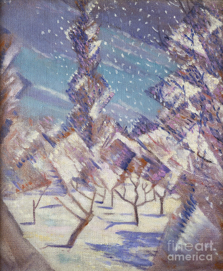 The Four Seasons: Winter, C.1919 Painting by Christopher Richard Wynne Nevinson