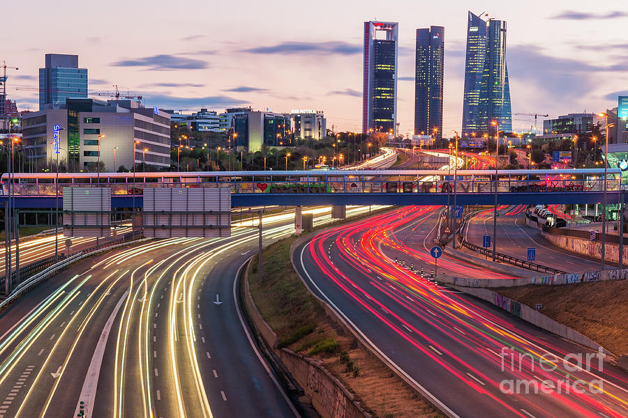 The Four Towers of Madrid by Fine Art On Your Wall The Four Towers of Madrid by Fine Art On Your Wall