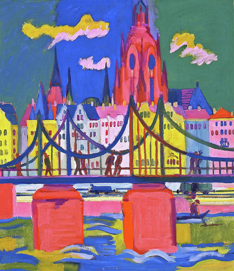 Ernst Ludwig Kirchner Painting - The Frankfurt Cathedral - Digital Remastered Edition by Ernst Ludwig Kirchner Ernst Ludwig Kirchner Painting - The Frankfurt Cathedral - Digital Remastered Edition by Ernst Ludwig Kirchner
