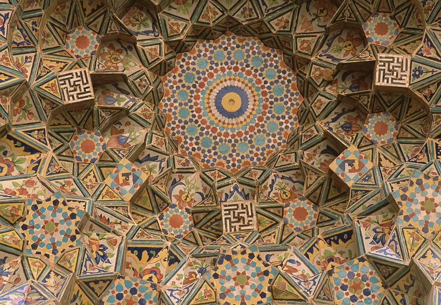 The Friday Mosque, Gateway Entrance, Vault Of Muqarnas Photograph by Unknown The Friday Mosque, Gateway Entrance, Vault Of Muqarnas Photograph by Unknown