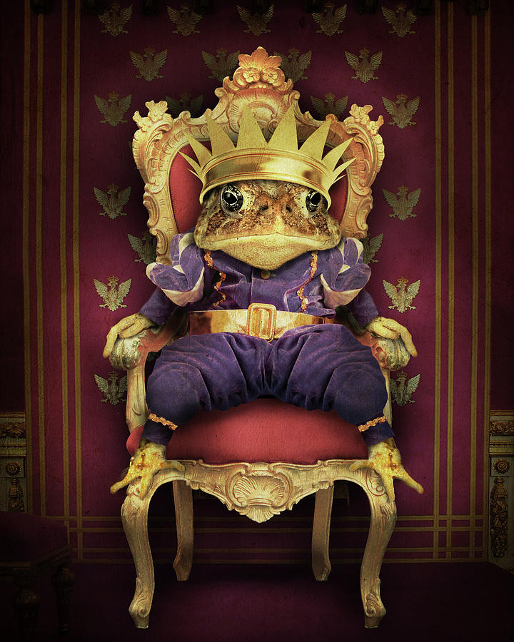Frog Painting - The Frog Prince by J Hovenstine Studios