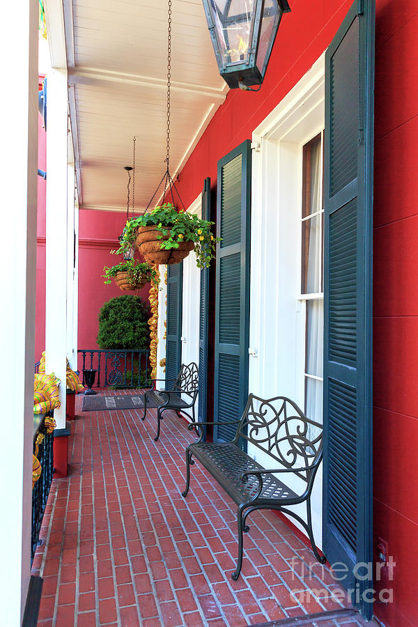 The Front Porch New Orleans Photograph by John Rizzuto