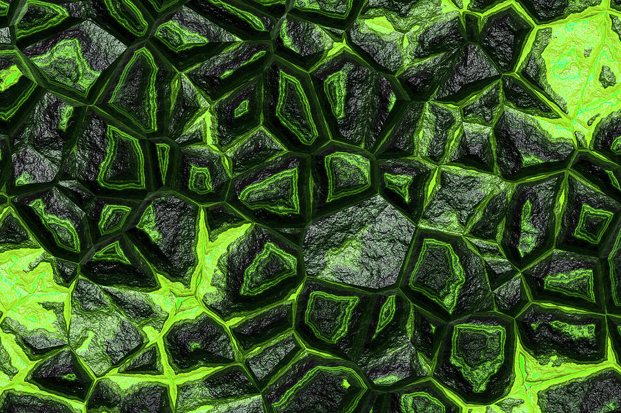 The Future Of Green Stone Digital Art by Don Northup
