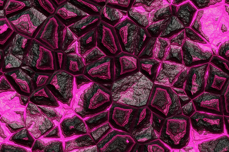 The Future Of Pink Stone Digital Art by Don Northup