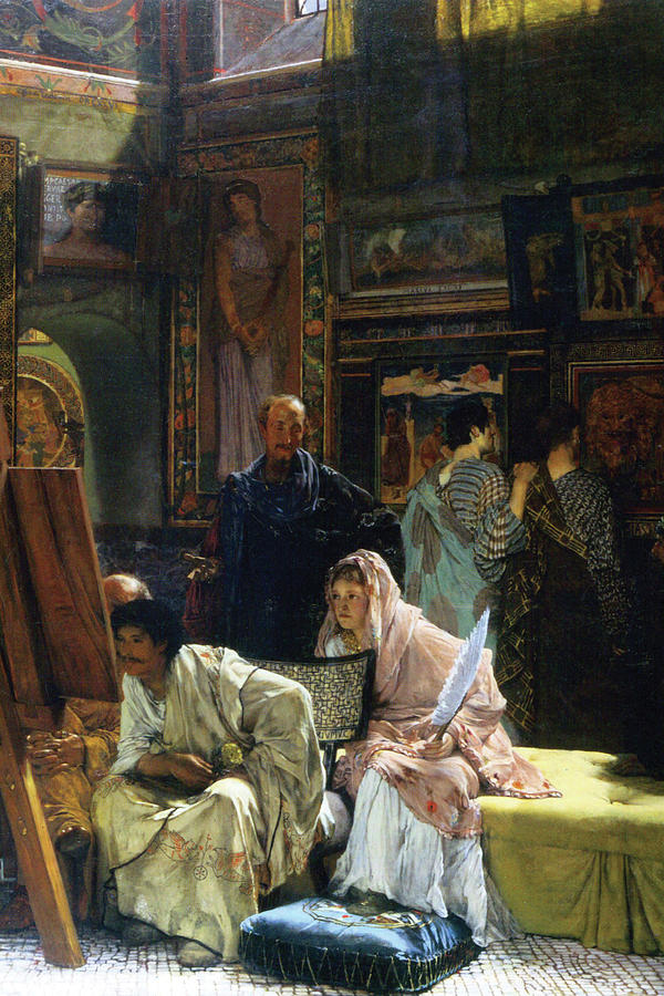 The Gallery Painting by Alma-Tadema